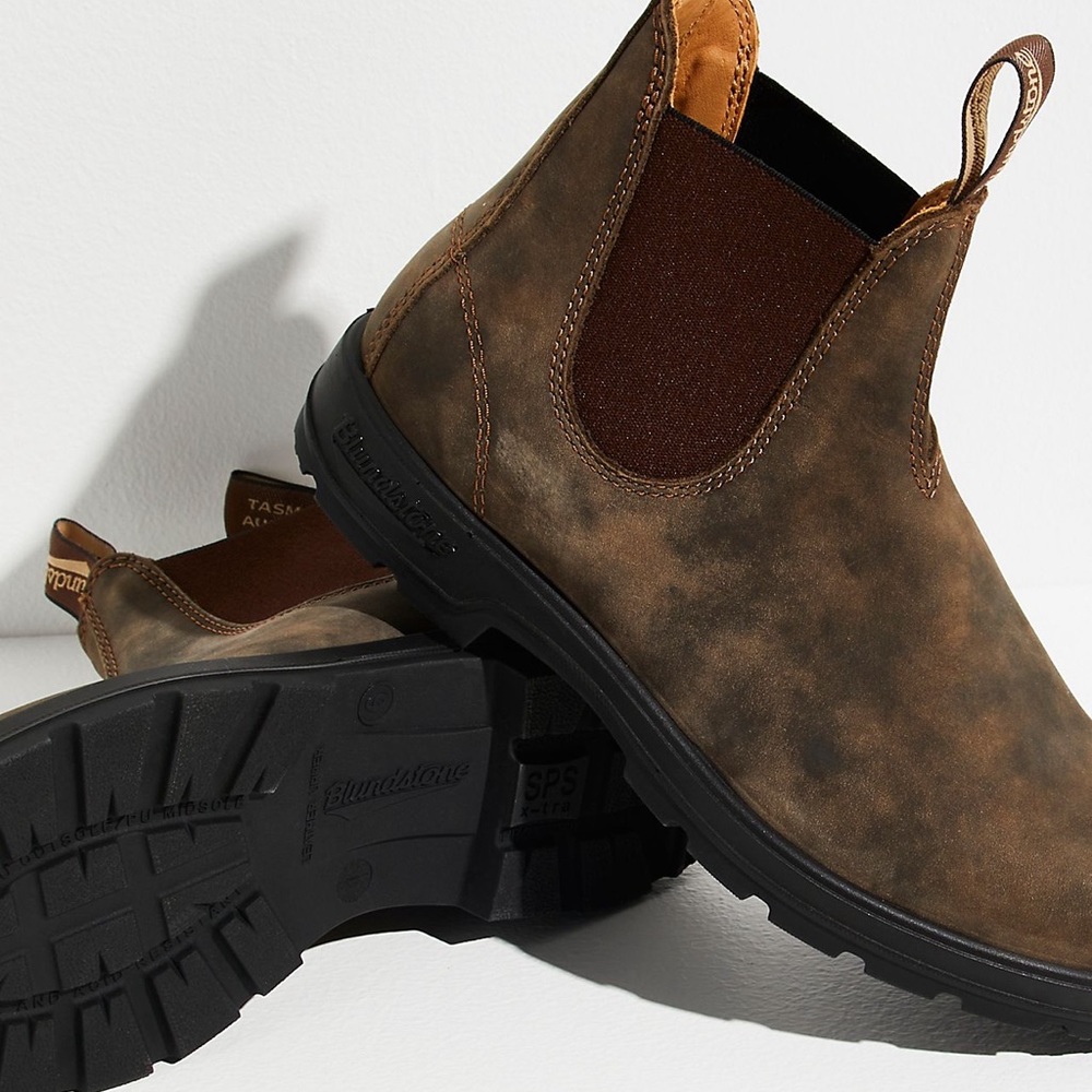 Rustic Brown Dress Blundstones